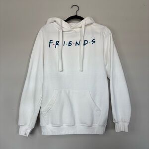 White Friends TV Show Logo Pullover Hoodie Sweatshirt 
Oversized